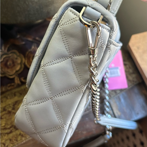 Authentic KATE SPADE Quilted leather turn lock flap satchel/Crossbody - Picture 10 of 13
